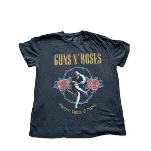 Guns N’ Roses Band T-Shirt – Men’s Large – Gray – Classic Rock Tee